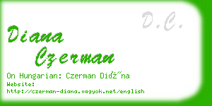 diana czerman business card